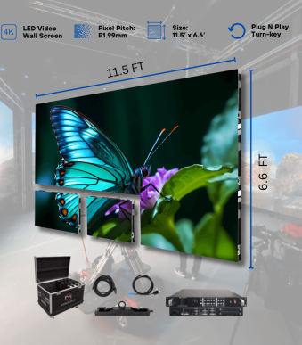 Indoor LED Video Wall Screen 11.5′ x 6.6′ P2.97mm Turn-key (1)