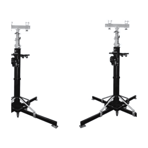 Two Crank Stand Truss System Package 6-20 ft. Adjustable Height Ground Support
