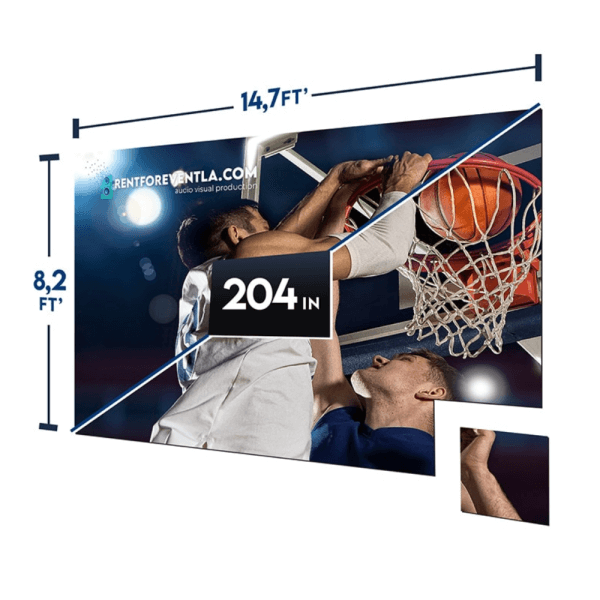 Video Wall 14.7′ x 8.2′ (P 3.9mm)